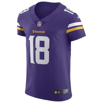 Men's Minnesota Vikings Justin Jefferson Purple Home Vapor Elite Jersey 02
