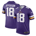 Men's Minnesota Vikings Justin Jefferson Purple Legend Jersey