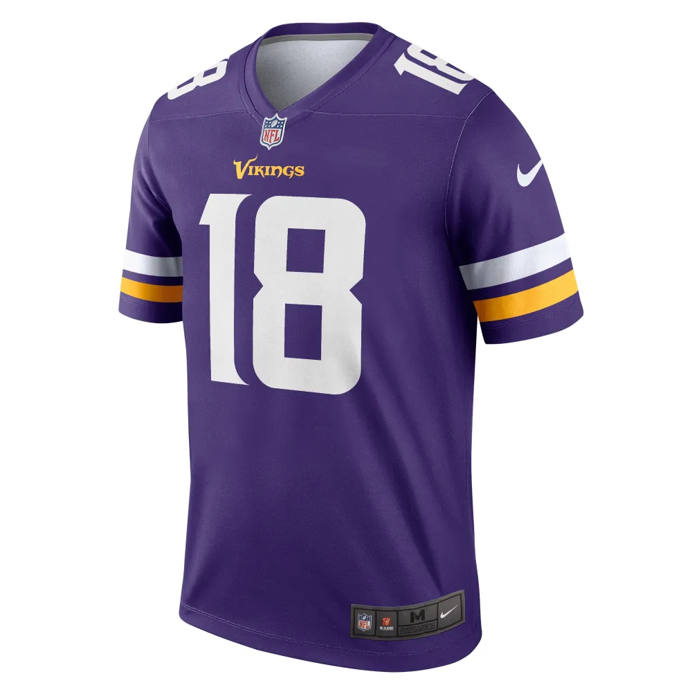 Men's Minnesota Vikings Justin Jefferson Purple Legend Jersey