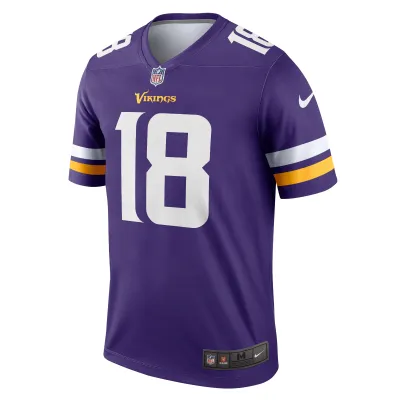 Men's Minnesota Vikings Justin Jefferson Purple Legend Jersey 02