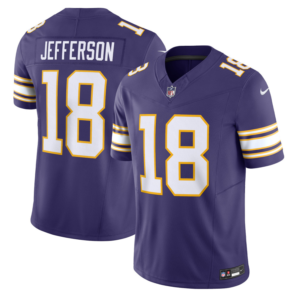 Men's Minnesota Vikings Justin Jefferson Purple Vapor F.U.S.E. Limited Jersey
