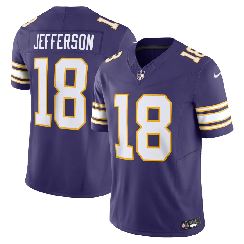 Men's Minnesota Vikings Justin Jefferson Purple Vapor F.U.S.E. Limited Jersey