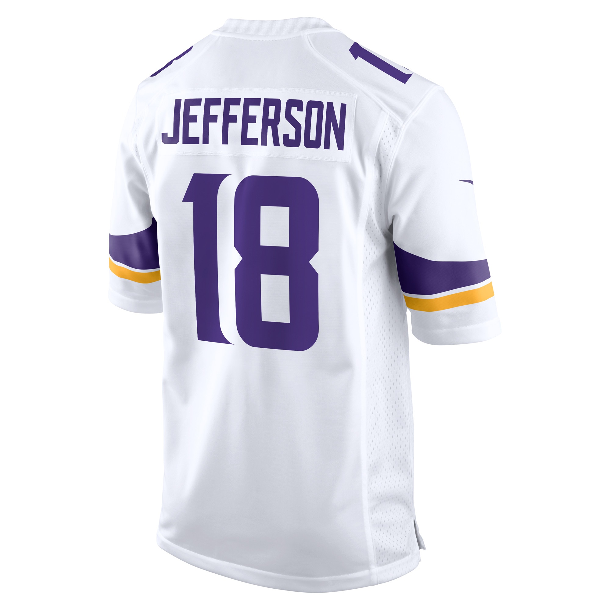 Men's Minnesota Vikings Justin Jefferson White Game Player Jersey