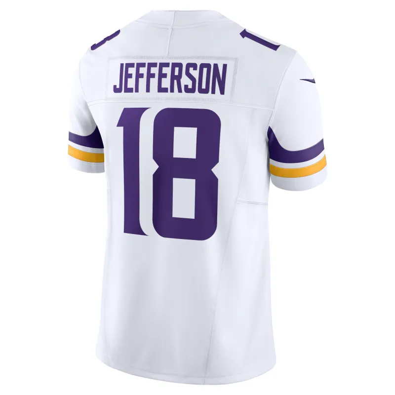 Men's Minnesota Vikings Justin Jefferson White Vapor F.U.S.E. Limited Jersey