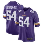 Men's Minnesota Vikings Kamu Grugier-Hill  Purple Game Jersey