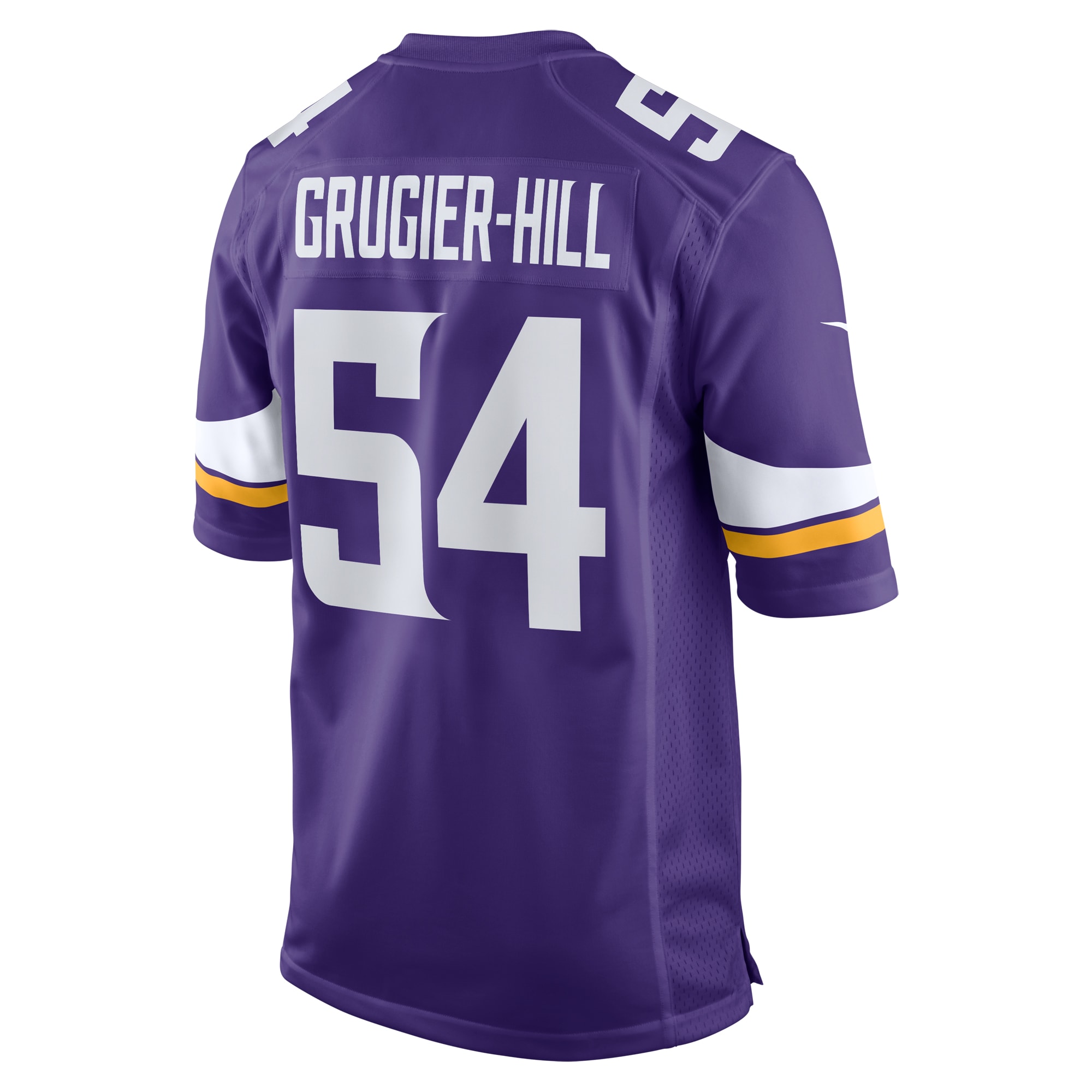 Men's Minnesota Vikings Kamu Grugier-Hill  Purple Game Jersey