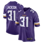 Men's Minnesota Vikings Khyree Jackson  Purple Game Jersey