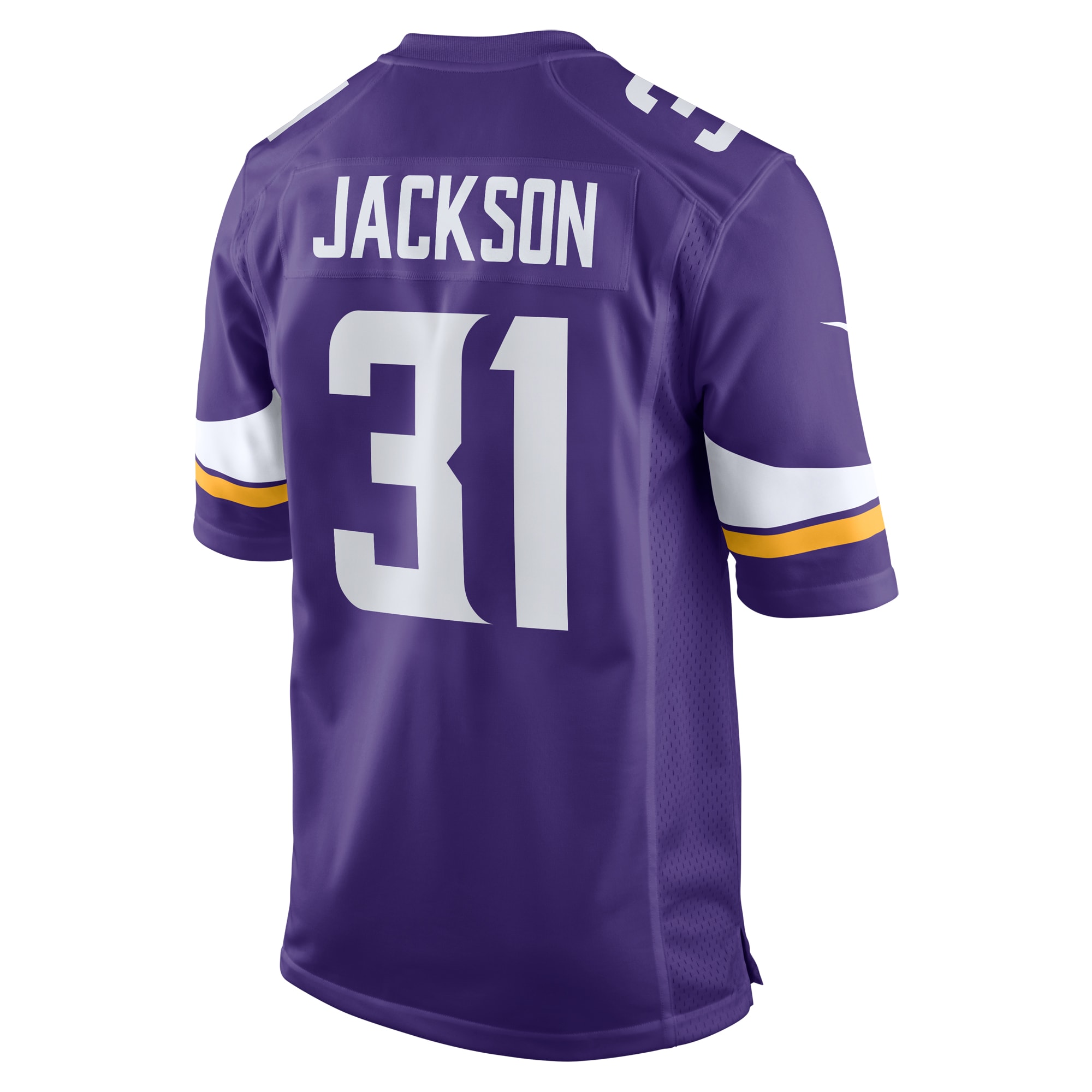 Men's Minnesota Vikings Khyree Jackson  Purple Game Jersey
