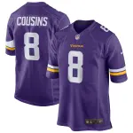 Men's Minnesota Vikings Kirk Cousins Purple Game Jersey
