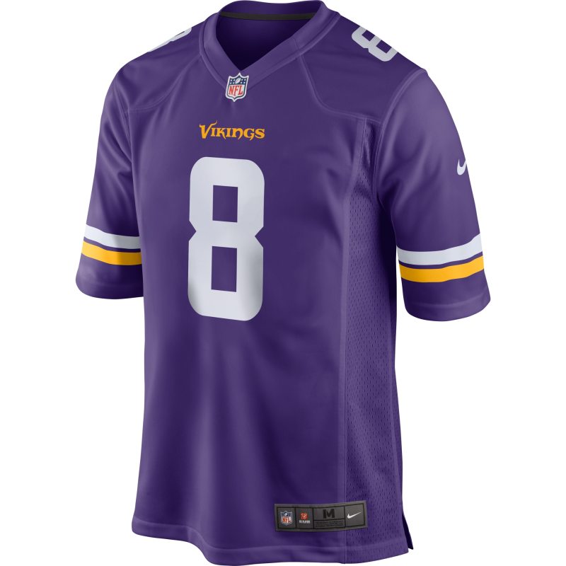 Men's Minnesota Vikings Kirk Cousins Purple Game Jersey