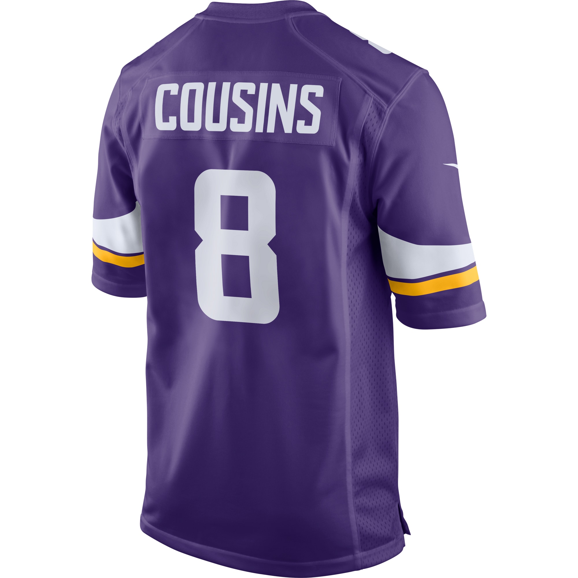 Men's Minnesota Vikings Kirk Cousins Purple Game Jersey
