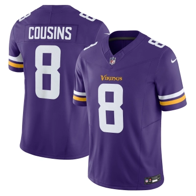 Men's Minnesota Vikings Kirk Cousins Purple Vapor F.U.S.E. Limited Jersey 01