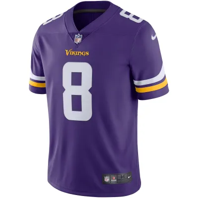 Men's Minnesota Vikings Kirk Cousins Purple Vapor Untouchable Limited Jersey 02