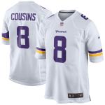 Men's Minnesota Vikings Kirk Cousins White Game Jersey