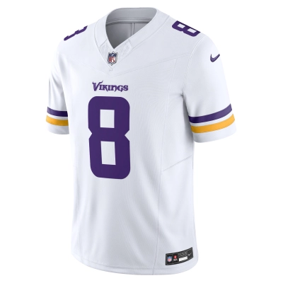 Men's Minnesota Vikings Kirk Cousins White Vapor F.U.S.E. Limited Jersey 02