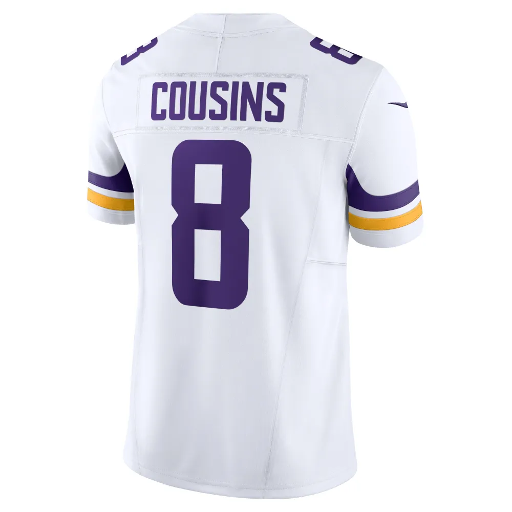 Men's Minnesota Vikings Kirk Cousins White Vapor F.U.S.E. Limited Jersey