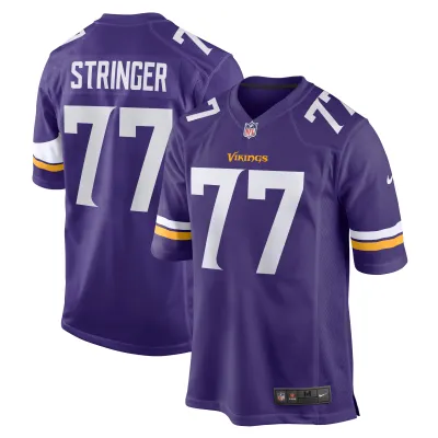 Men's Minnesota Vikings Korey Stringer Purple Retired Player Jersey 01