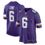 Men's Minnesota Vikings Lewis Cine Purple Game Player Jersey