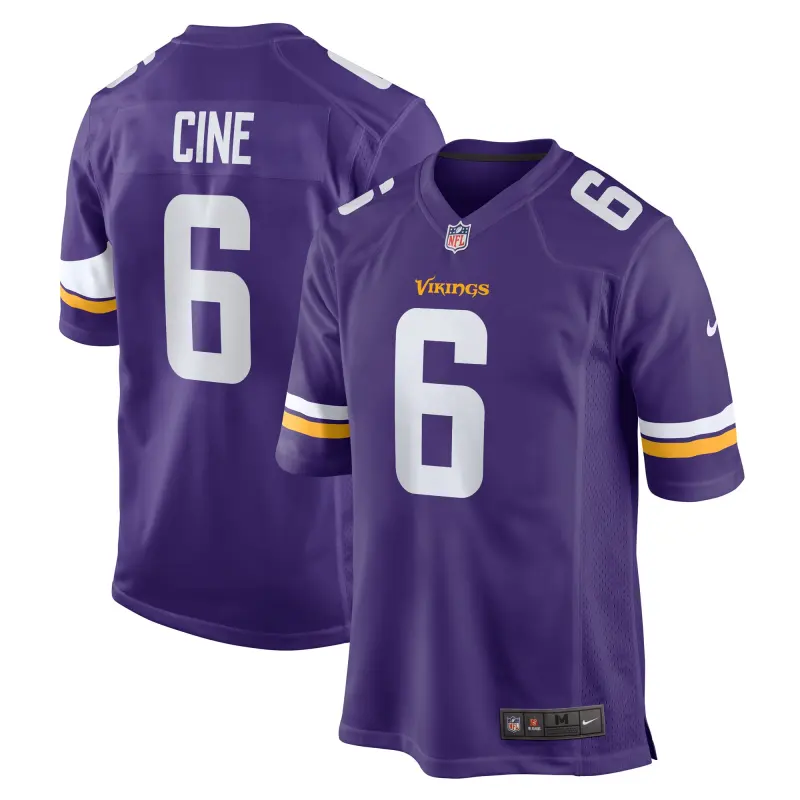 Men's Minnesota Vikings Lewis Cine Purple Game Player Jersey
