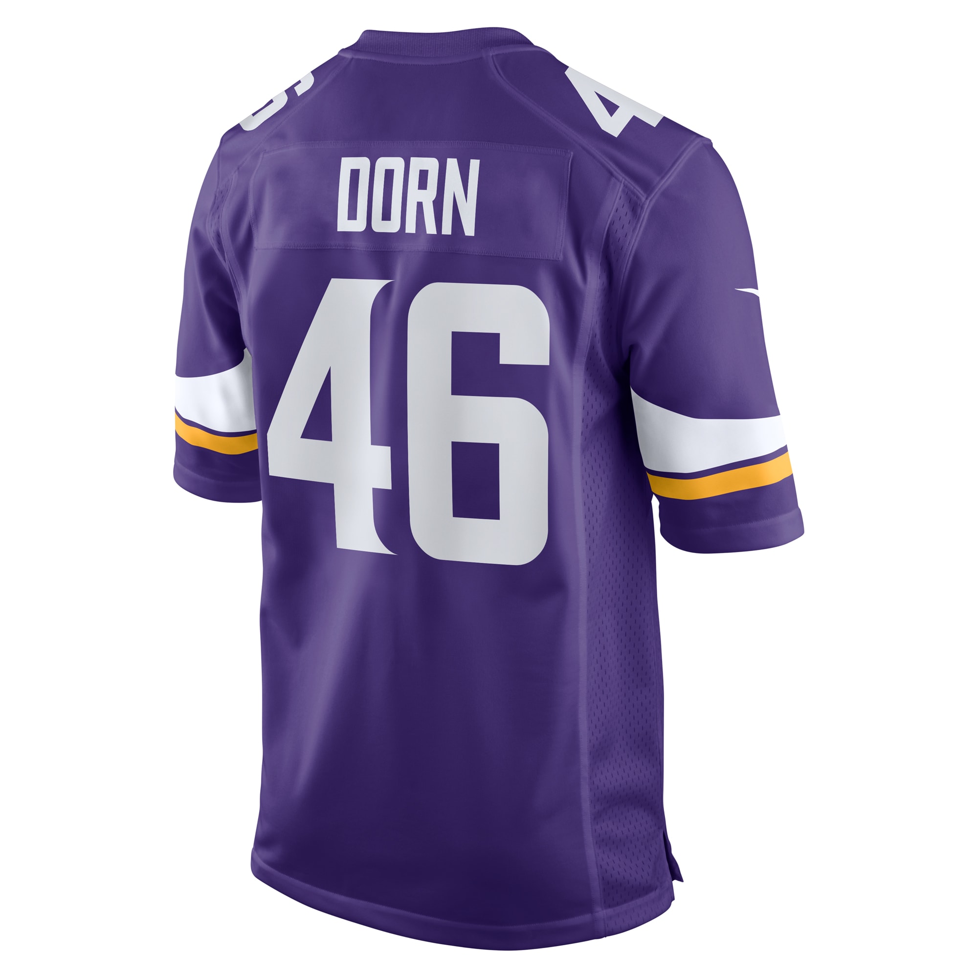 Men's Minnesota Vikings Myles Dorn Purple Game Jersey
