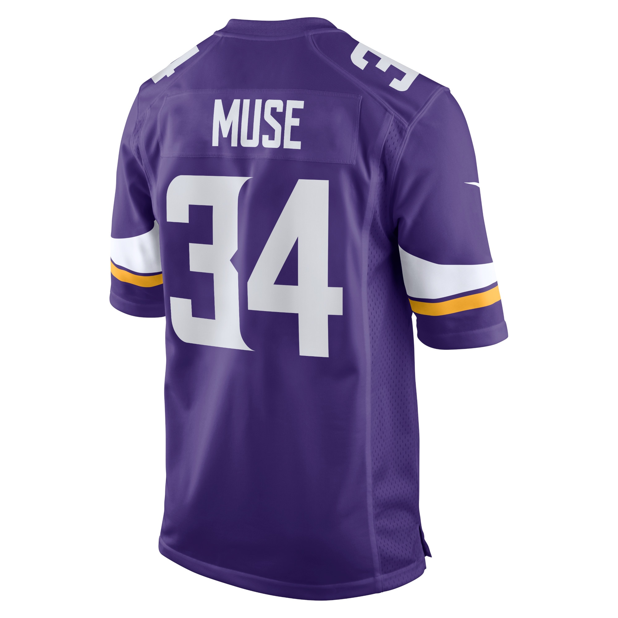 Men's Minnesota Vikings Nick Muse Purple Home Game Player Jersey
