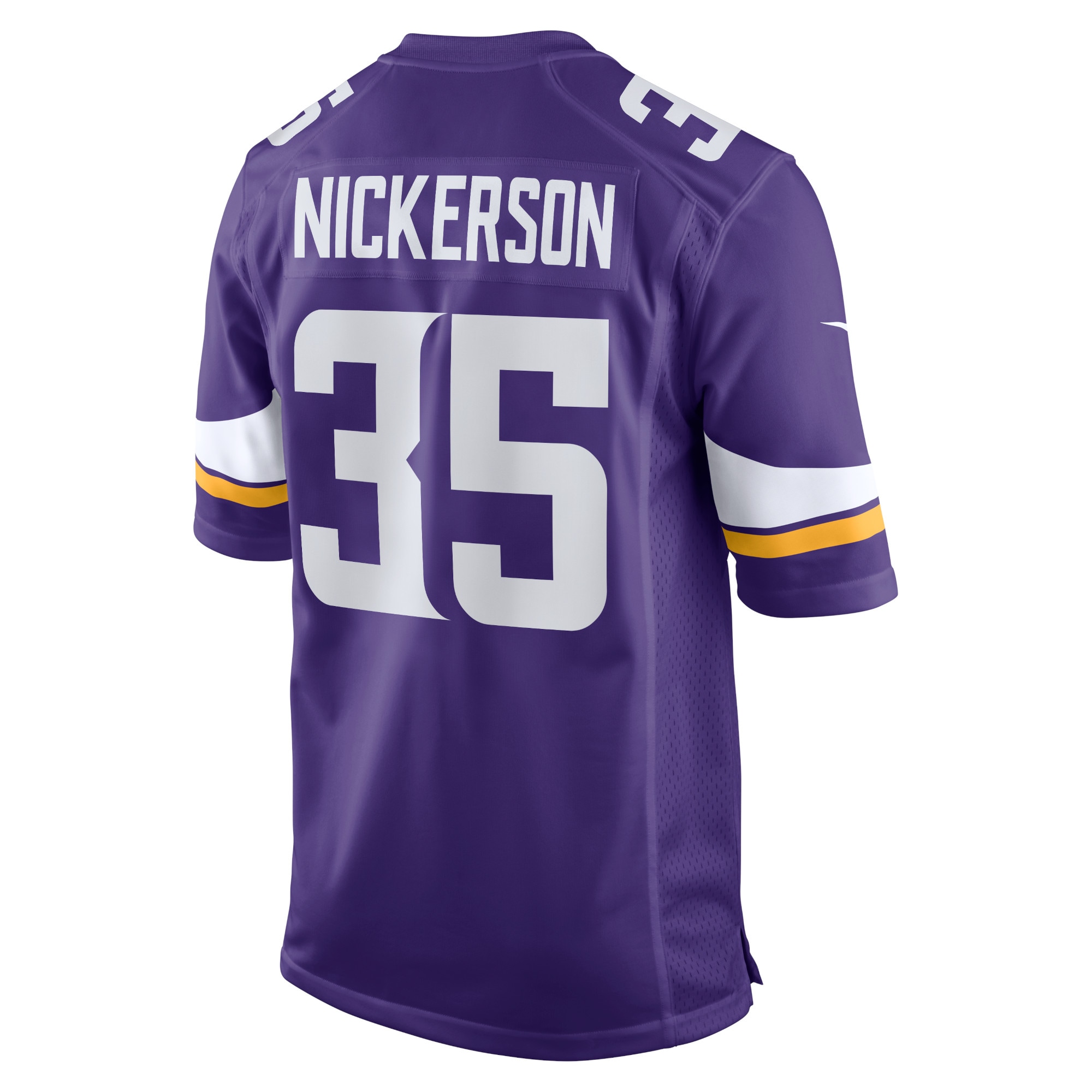 Men's Minnesota Vikings Parry Nickerson Purple Home Game Player Jersey