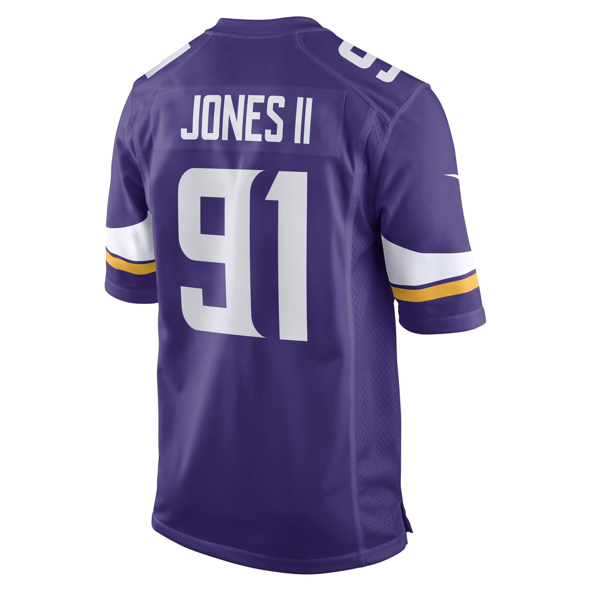 Men's Minnesota Vikings Patrick Jones II Purple Team Game Player Jersey