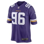 Men's Minnesota Vikings Ross Blacklock Purple Game Player Jersey