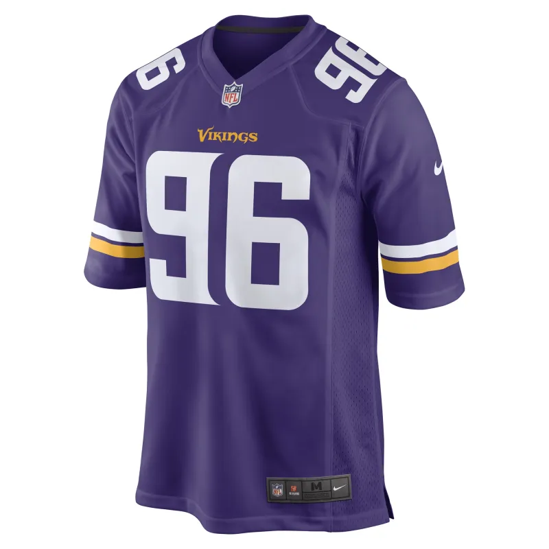 Men's Minnesota Vikings Ross Blacklock Purple Game Player Jersey