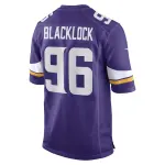 Men's Minnesota Vikings Ross Blacklock Purple Game Player Jersey