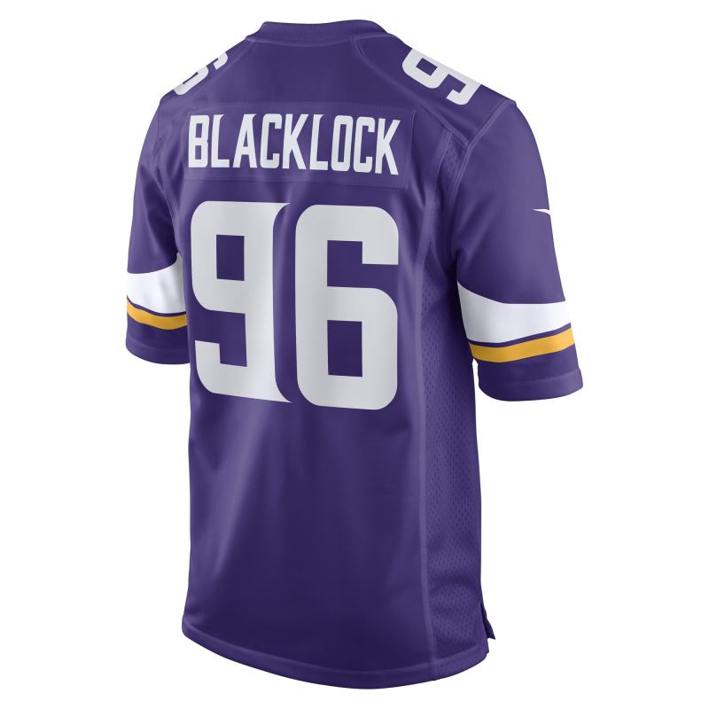 Men's Minnesota Vikings Ross Blacklock Purple Game Player Jersey