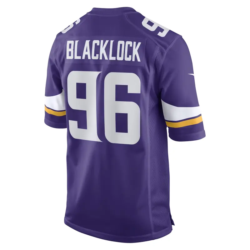 Men's Minnesota Vikings Ross Blacklock Purple Game Player Jersey