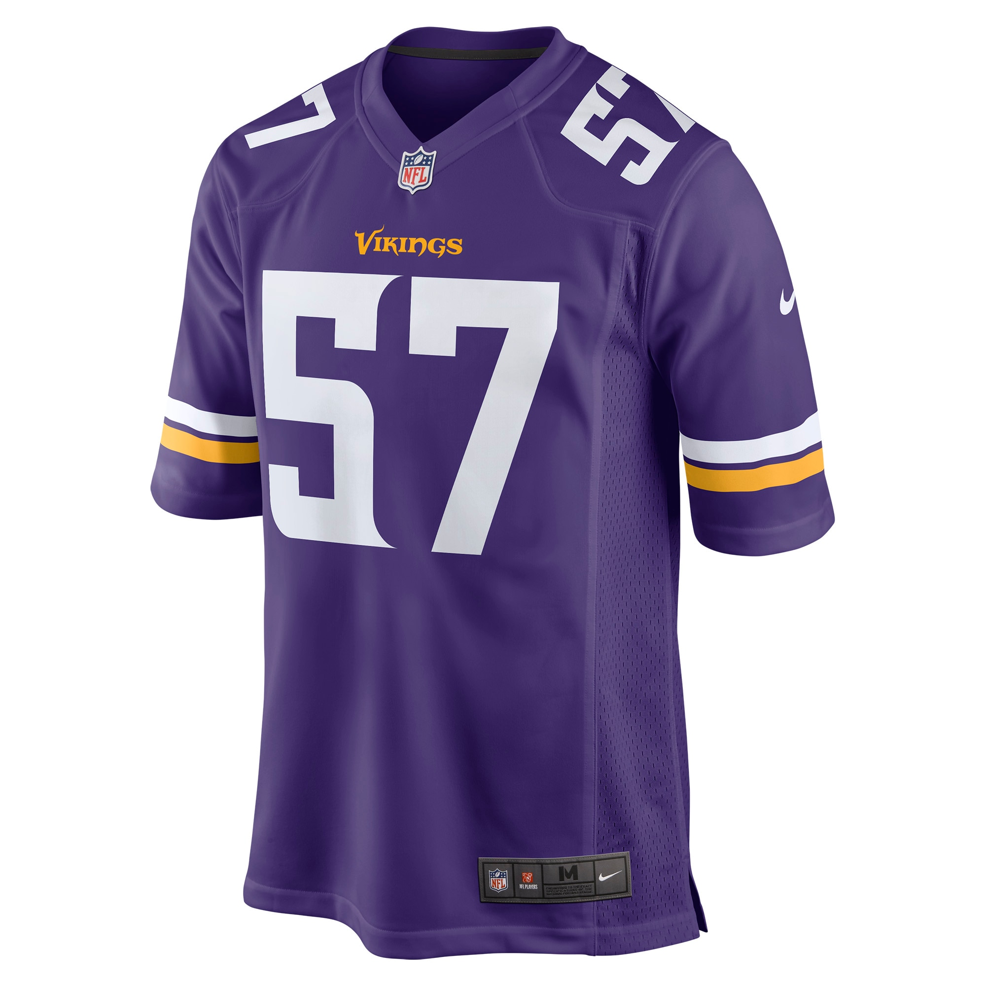 Men's Minnesota Vikings Ryan Connelly Purple Game Jersey