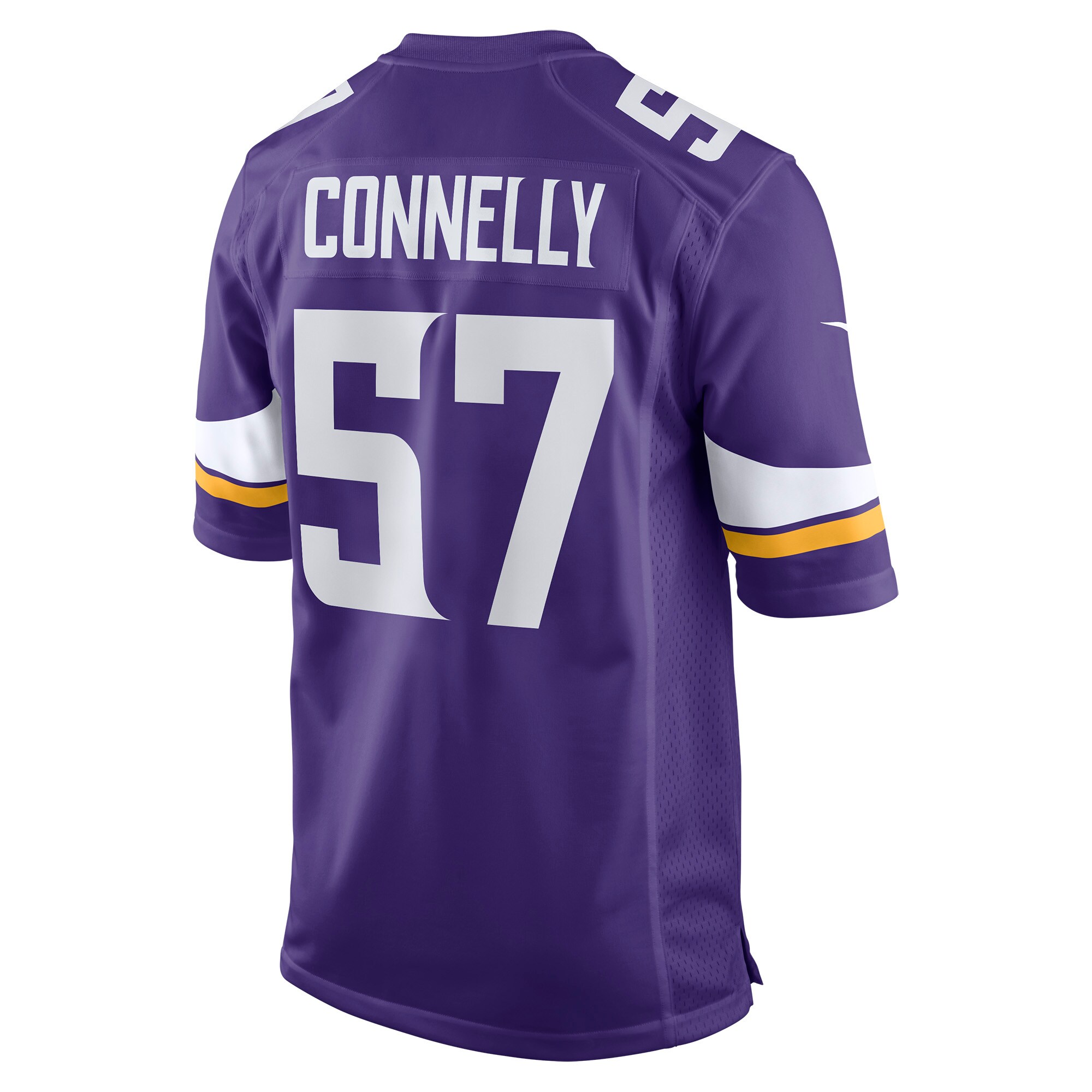 Men's Minnesota Vikings Ryan Connelly Purple Game Jersey