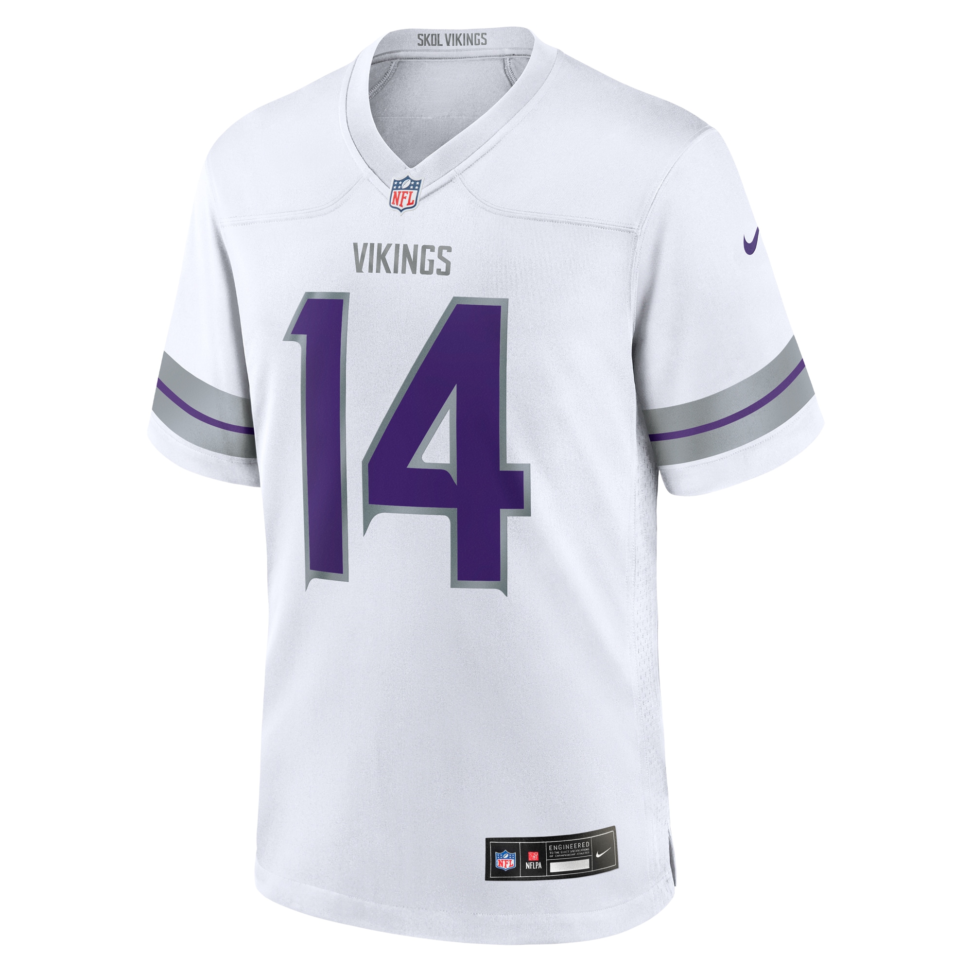 Men's Minnesota Vikings Sam Darnold White Alternate Game Player Jersey