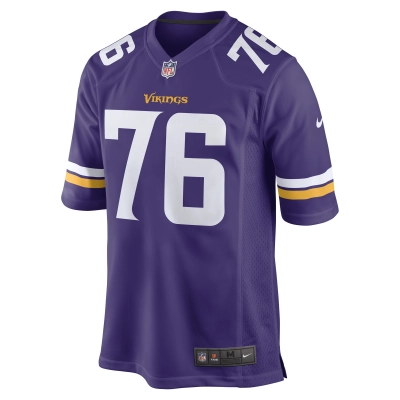 Men's Minnesota Vikings T.Y. McGill Jr. Purple Game Player Jersey 02