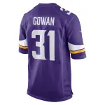 Men's Minnesota Vikings Tay Gowan Purple Home Game Player Jersey