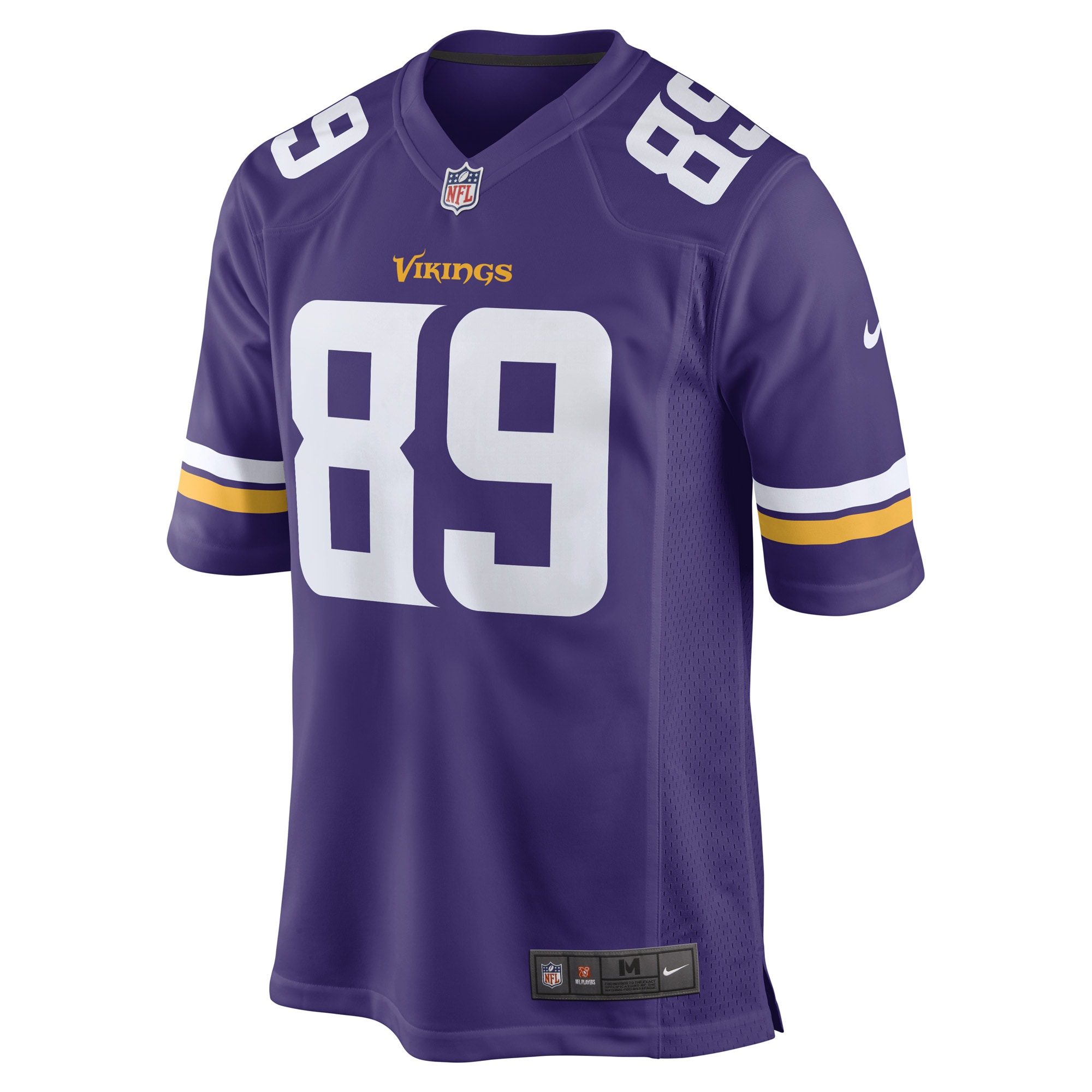 Men's Minnesota Vikings Thomas Hennigan Purple Game Player Jersey