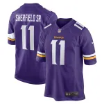 Men's Minnesota Vikings Trent Sherfield Sr.  Purple Game Jersey