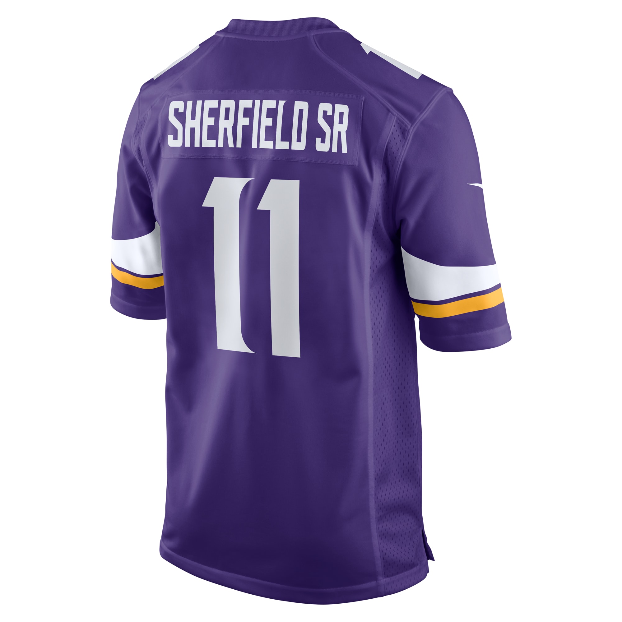 Men's Minnesota Vikings Trent Sherfield Sr.  Purple Game Jersey