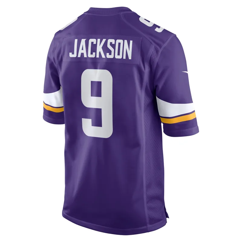 Men's Minnesota Vikings Trishton Jackson Purple Game Jersey