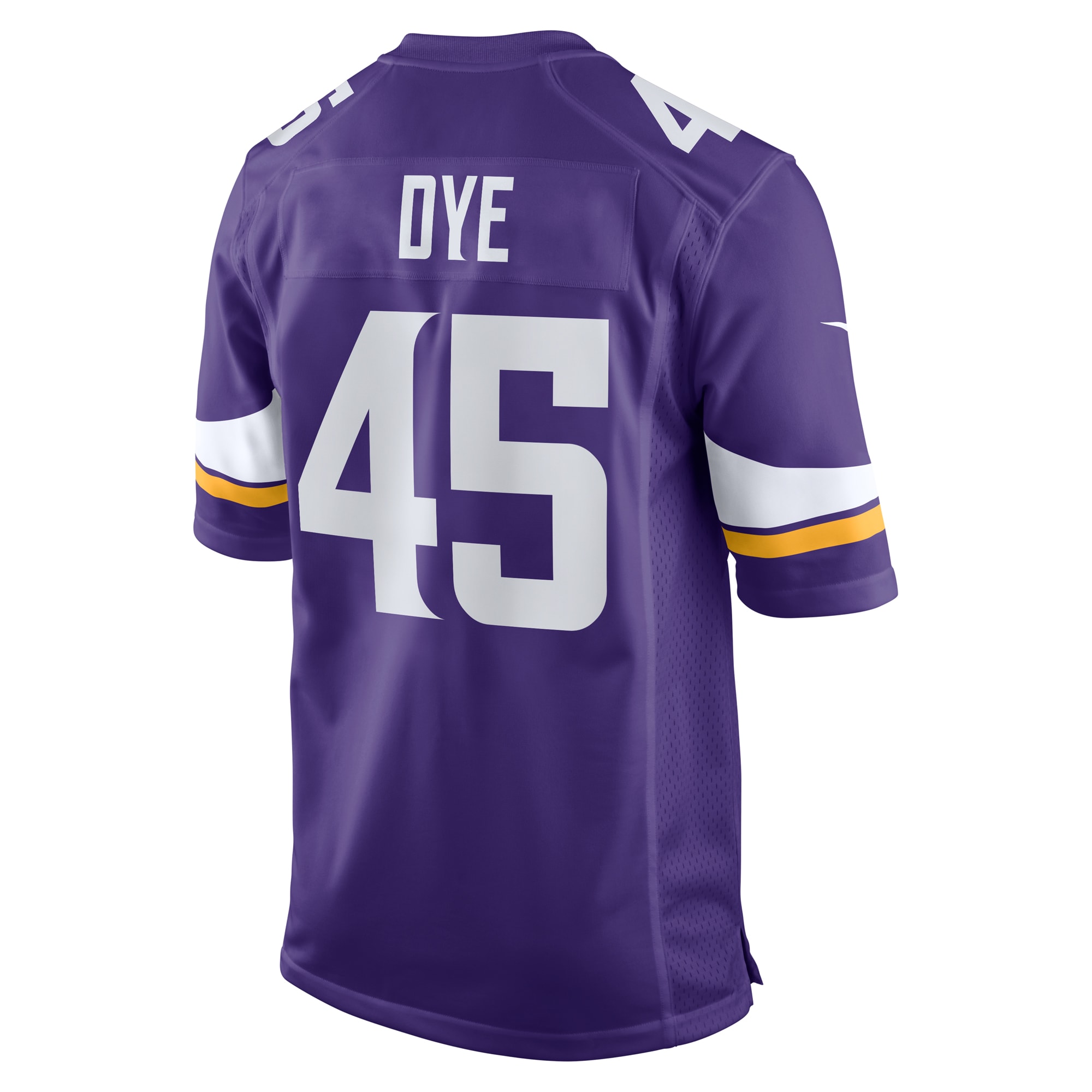 Men's Minnesota Vikings Troy Dye Purple Game Jersey