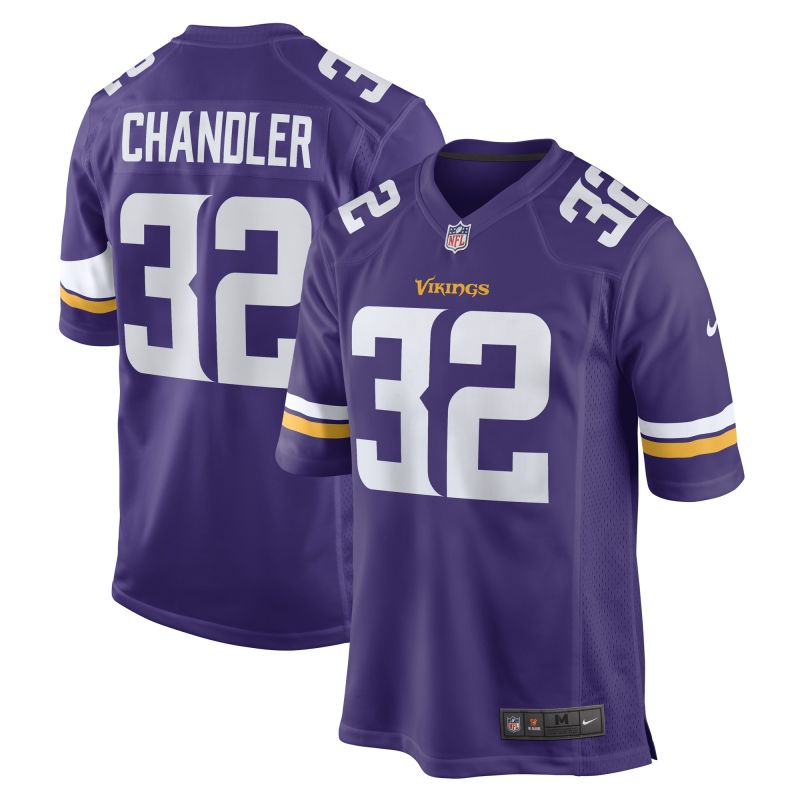 Men's Minnesota Vikings Ty Chandler Purple Game Player Jersey