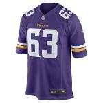 Men's Minnesota Vikings Vederian Lowe Purple Game Player Jersey