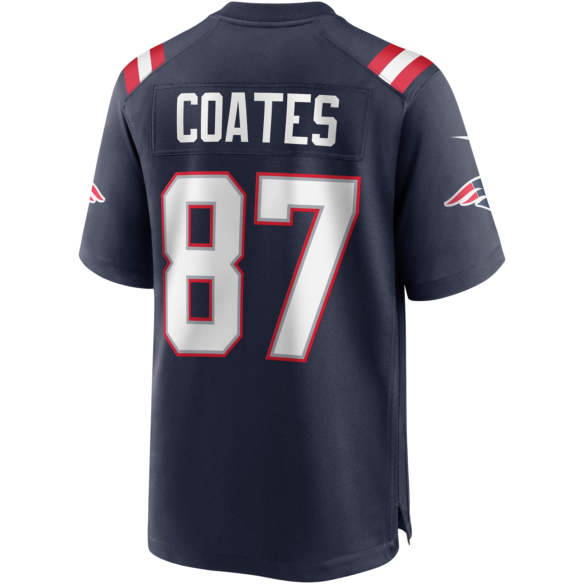 Men's New England Patriots Ben Coates Navy Game Retired Player Jersey