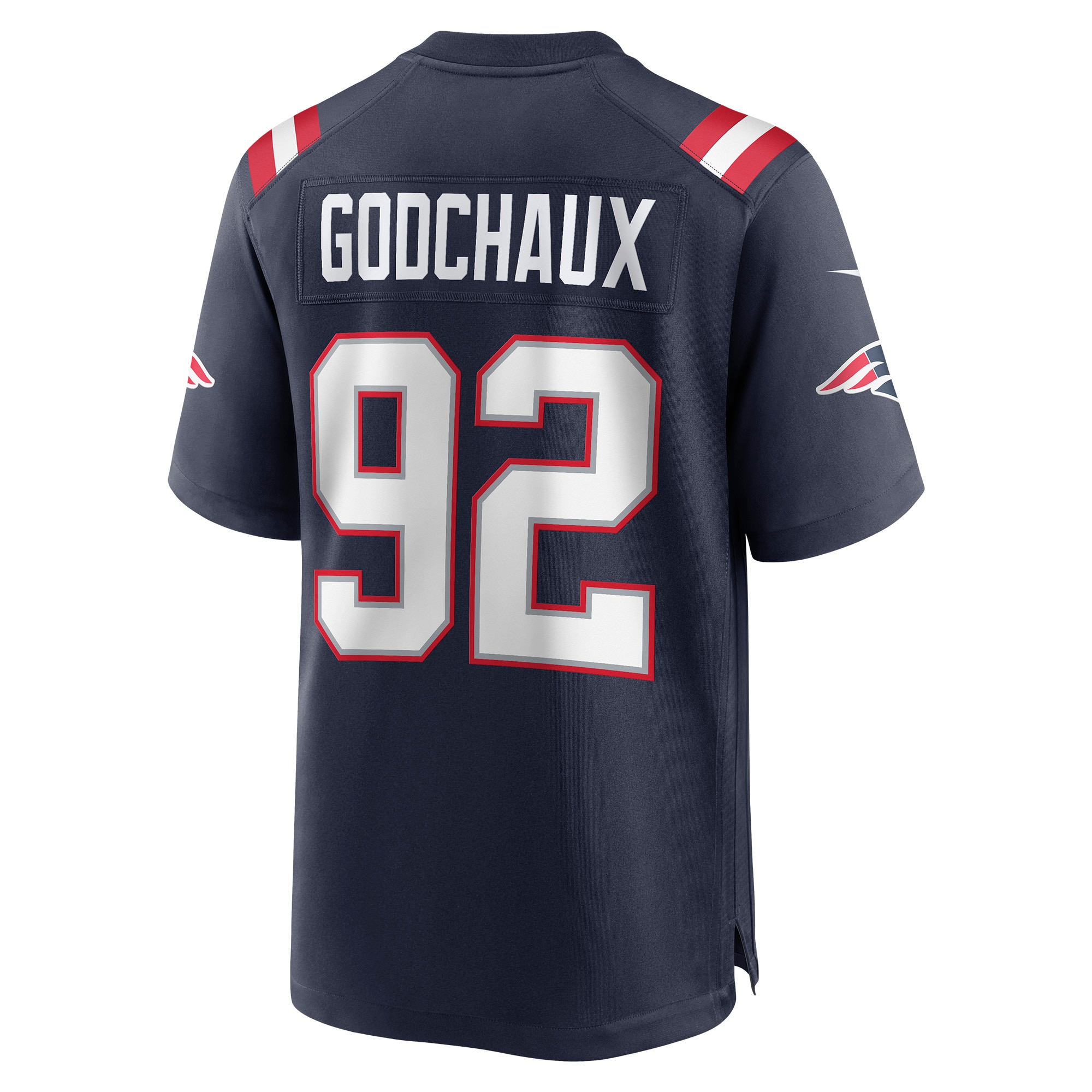 Men's New England Patriots Davon Godchaux Navy Game Jersey