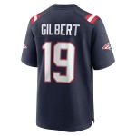 Men's New England Patriots Garrett Gilbert Navy Home Game Player Jersey