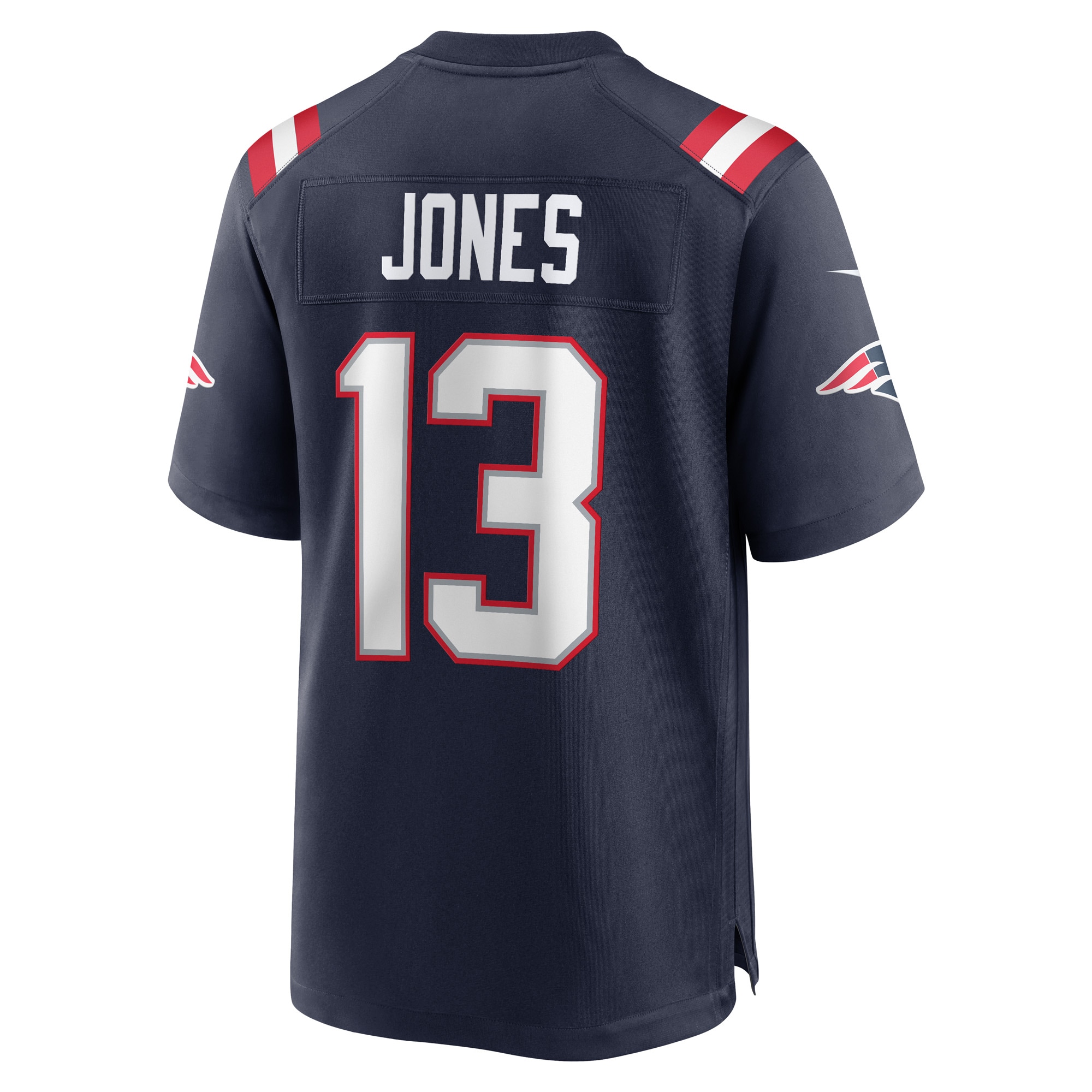 Men's New England Patriots Jack Jones Navy Game Player Jersey