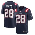 Men's New England Patriots James White Navy Game Player Jersey