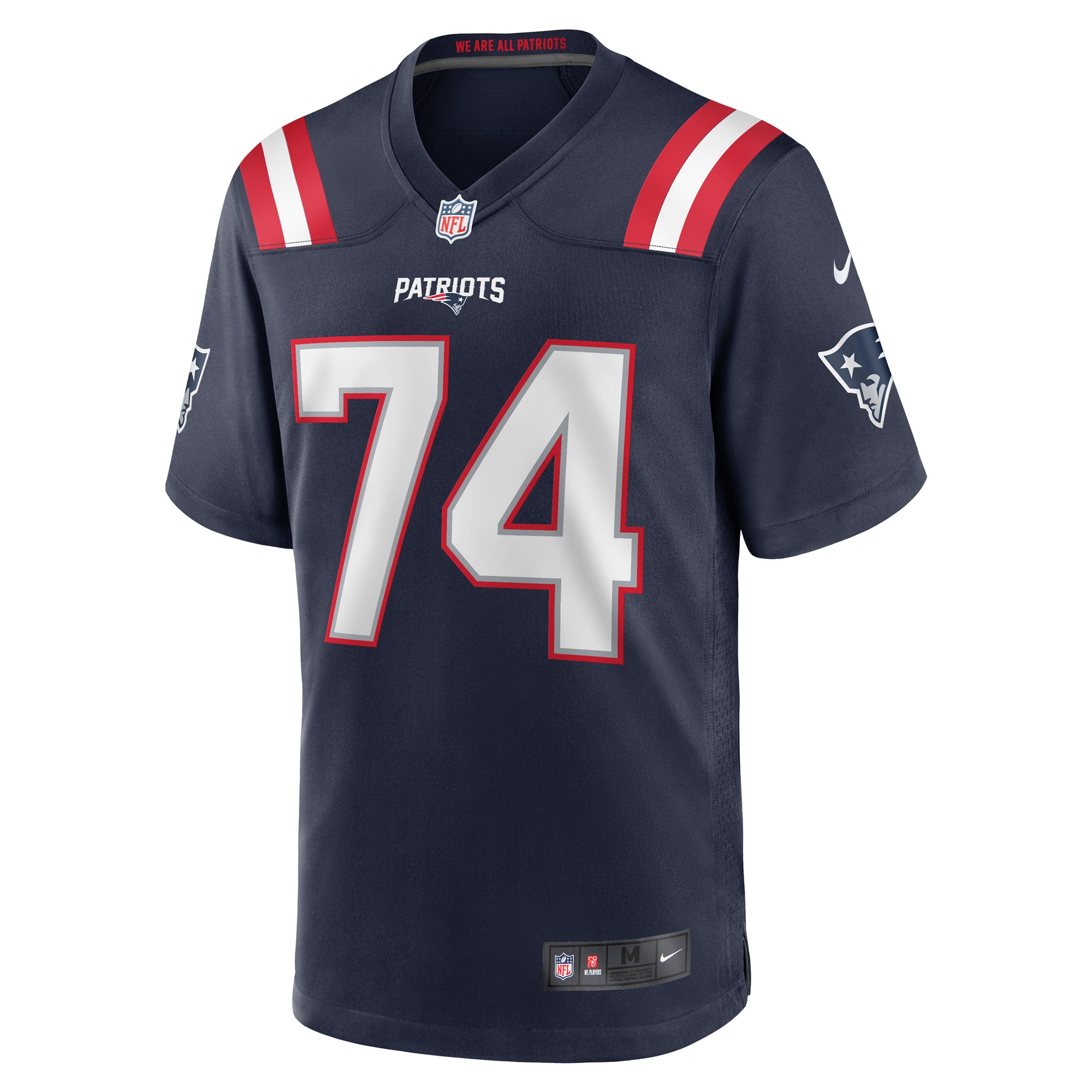 Men's New England Patriots LaBryan Ray Navy Game Player Jersey